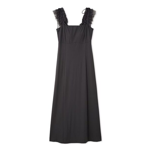 新品♡カップ付きチュールコンビカットキャミワンピース　フレイアイディー　fray カップ付きチュールコンビカットキャミワンピース | フレイ