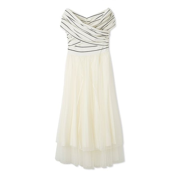 オフショルカットソーコンビチュールワンピース | フレイ アイディー