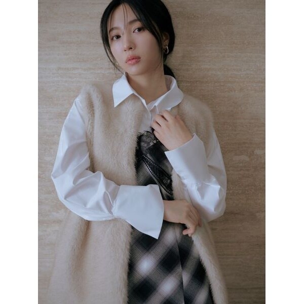 レーストリムスリップワンピース | フレイ アイディー(FRAY I.D