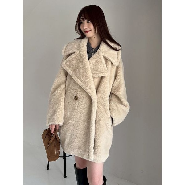 セルフォードカシミアノーカラーコート　FRAY ID　SNIDEL カシミヤ混ノーカラーコート | セルフォード(CELFORD) | マルイ