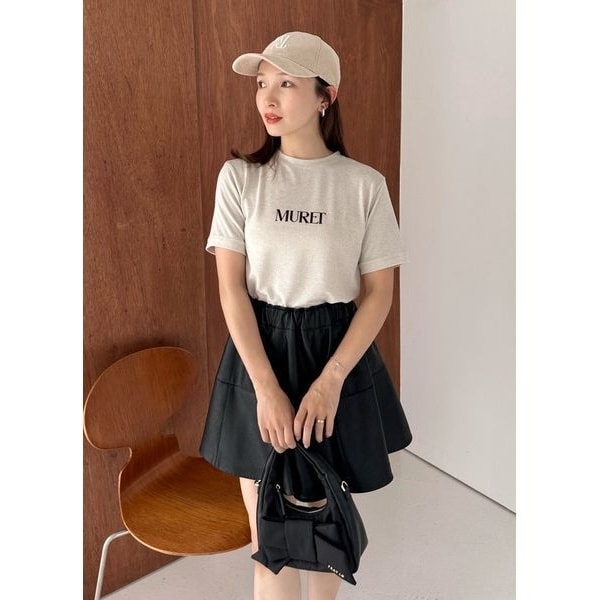 tシャツ 「FRAY I.D｜Dickies」エンブロイダリーロゴTシャツ レディース FRAY I.D｜Dickies】エンブロイダリーロゴTシャツ(カットソー