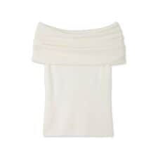 フレイ アイディー(FRAY I.D)のオフショルドレープノースリニット