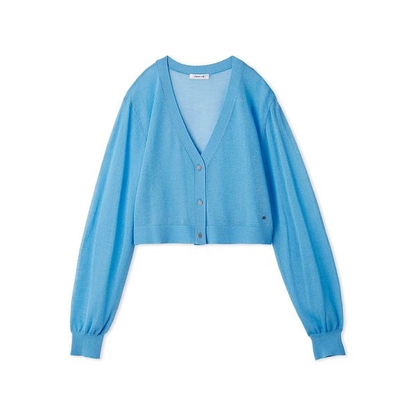 FRAY I.D シアーニットカーディガン　新品タグ付き FRAY I.D カーディガン シアーニットカーディガン レディース