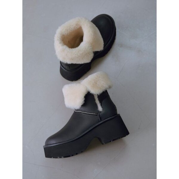 [}C]yFRAY I.DbUGGzW ESMEE LEATHER BOOT/tC ACfB[iFRAY I.Dj BLK