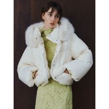 フレイ アイディー(FRAY I.D)のフードファーショートダウンコート