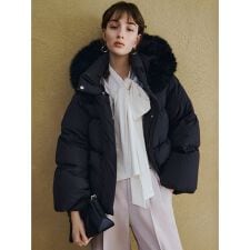 フレイ アイディー(FRAY I.D)のフードファーショートダウンコート