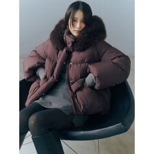 フレイ アイディー(FRAY I.D)のフードファーショートダウンコート