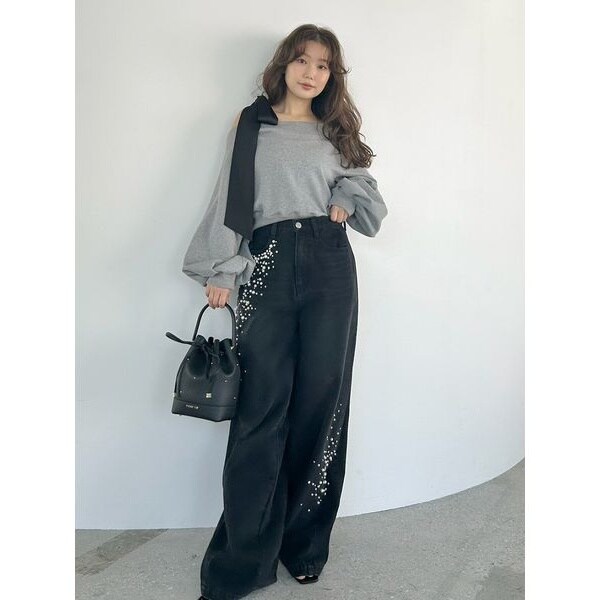 ハイウエストビジューデニム | フレイ アイディー(FRAY I.D) | マルイ