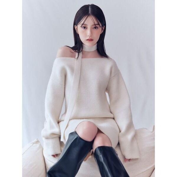 フォックスウールミニニットワンピース | フレイ アイディー(FRAY I.D