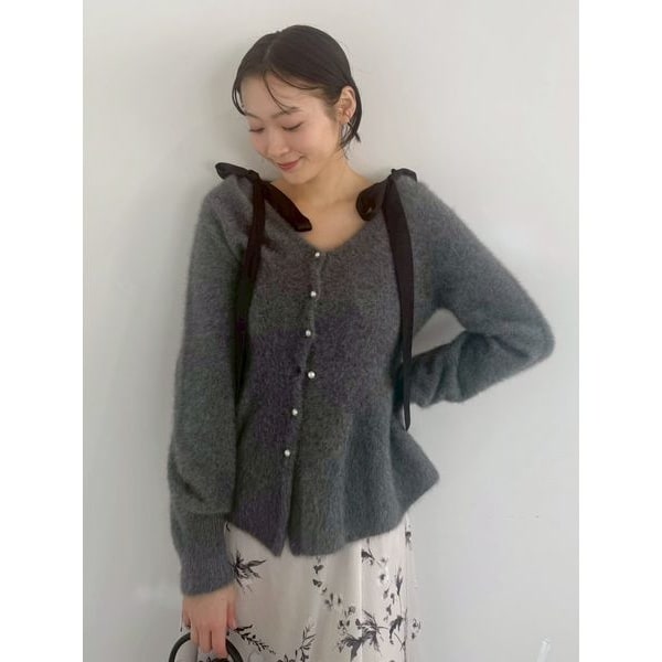 フォックスカシミヤ Vネックカーディガン | イエナ(IENA