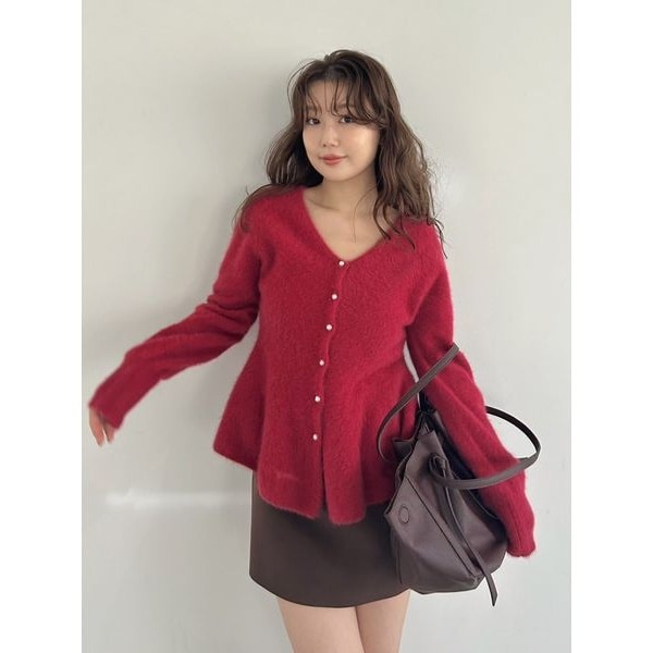 【2022年モデル】イエナ　フォックスカシミヤ Vネックカーディガン フォックスカシミヤ Vネックカーディガン | イエナ(IENA