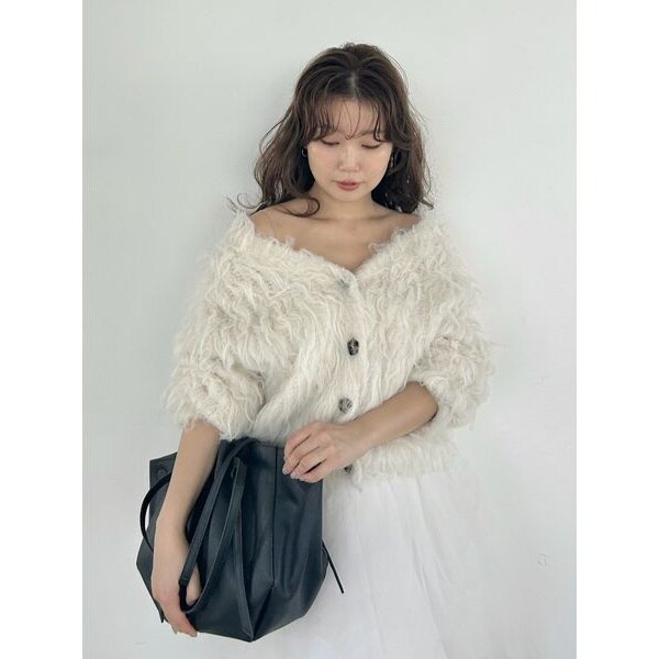 ミックスツイードニットカーディガン | フレイ アイディー(FRAY