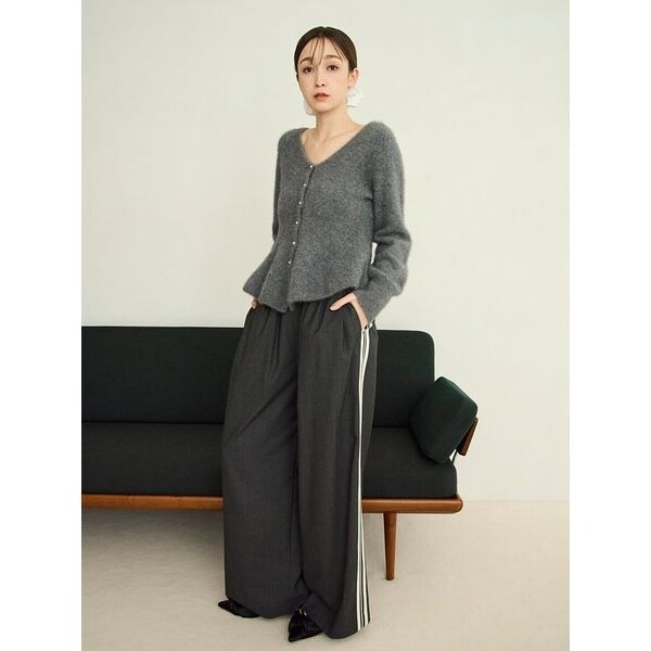 デザインタックワイドラインパンツ | フレイ アイディー(FRAY I.D