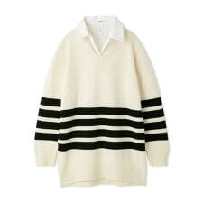 フレイ アイディー(FRAY I.D)のレイヤードシャツカラーウールワンピース