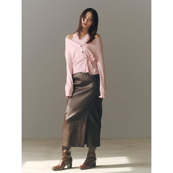 細ベルト付タイトストレートスカート | フレイ アイディー(FRAY I.D