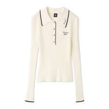 【Reebok× FRAY I.D】ラメリブポロカラーニット