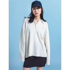 【Reebok× FRAY I.D】ラガーカラーポロニットプルオーバー