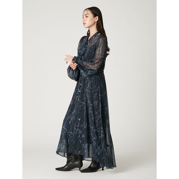 ホロスコーププリントリボンタイワンピース | フレイ アイディー(FRAY