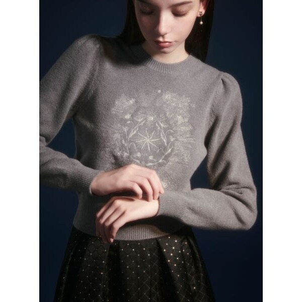 エトワールエンブロイダリーニット | フレイ アイディー(FRAY I.D