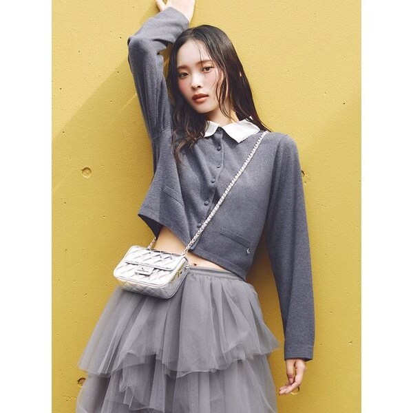 ミックスツイードニットカーディガン | フレイ アイディー(FRAY I.D