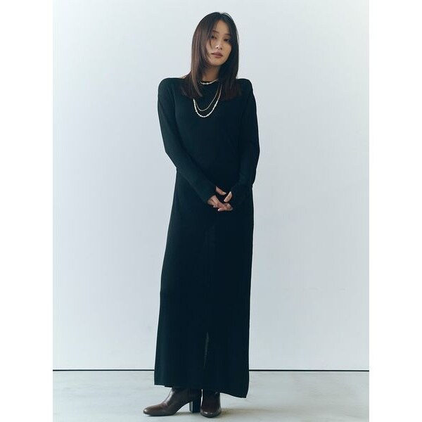 フォックスウールレースヘムワンピース | フレイ アイディー(FRAY I.D