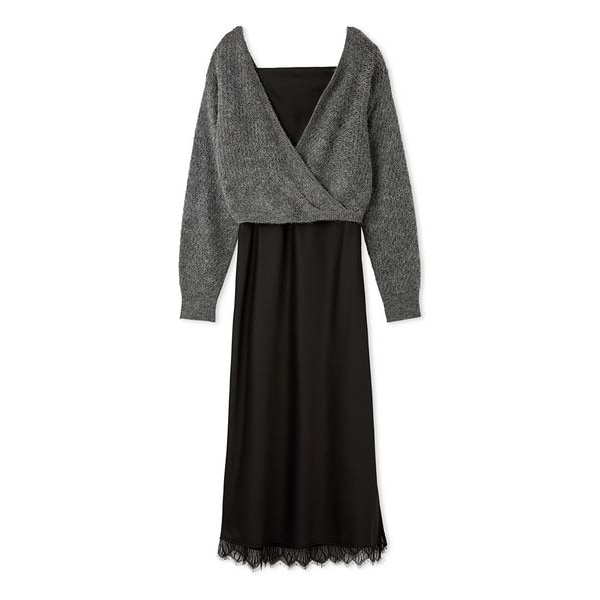 り☆新品 訳あり品 FRAY I.D フレイアイディー ベロアワンピース FRAY I.D（フレイ・アイディー） ワンピース ベロアナローワンピース