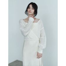 サテンキャミクロシェニットアンサンブル | フレイ アイディー(FRAY 