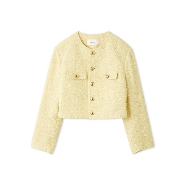 ＆NAVY ノーカラーツイードジャケット | イエナ(IENA) | マルイウェブ