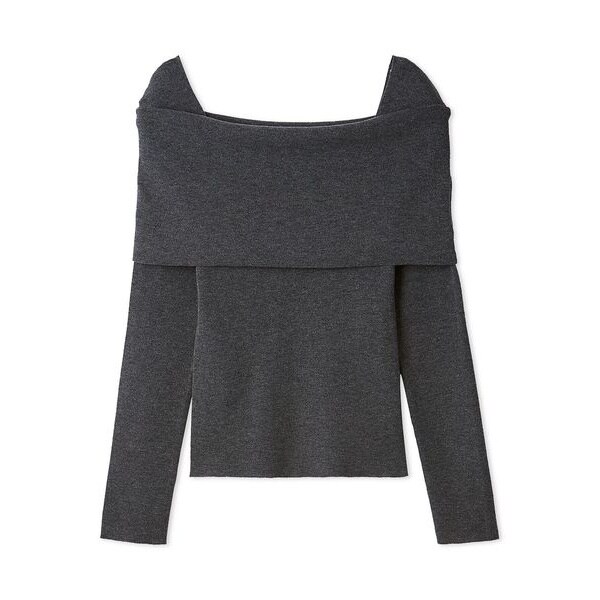 フォックスカシミアオフショルニットトップス | フレイ アイディー