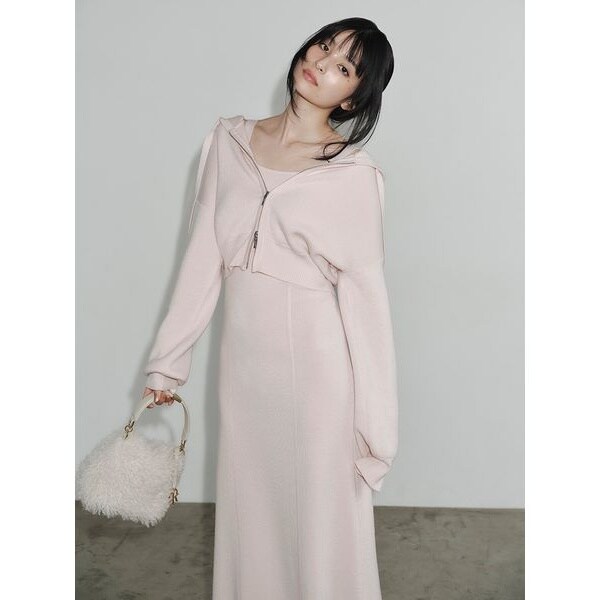 ジップパーカ&キャミワンピースセット | フレイ アイディー(FRAY I.D