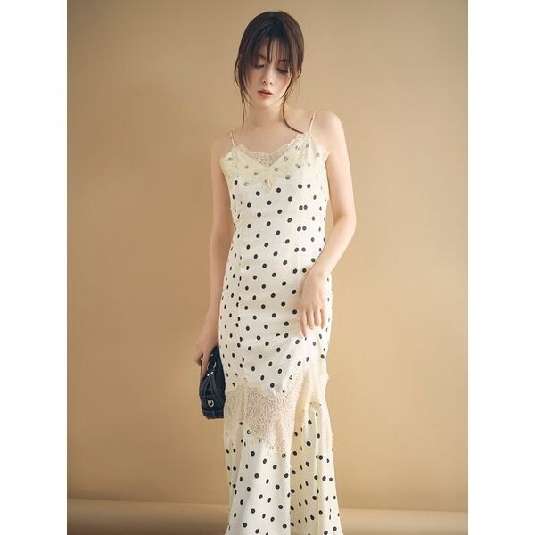 レーストリムマーメイドワンピース | フレイ アイディー(FRAY I.D