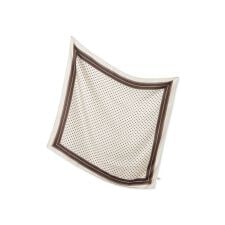 サテンシルクドットスカーフ