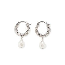 フープパールピアス