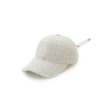 フロントロゴ刺繍フリンジキャップ