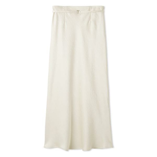 サテンナロースカート／接触冷感