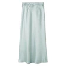 サテンナロースカート／接触冷感