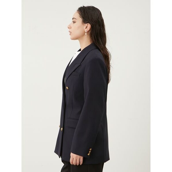 mila owen 金釦ダブルブレストブレザー Mila Owen｜金釦ダブルブレストロングブレザー | Rakuten