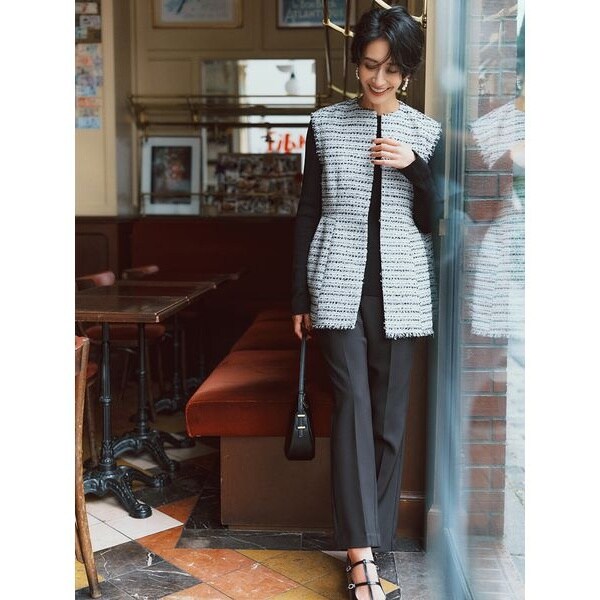 Mila Owenペプラムベストタートルパンツ3点SET WEB限定00サイズ Mila Owenペプラムベストタートルパンツ3点SET WEB限定00サイズ