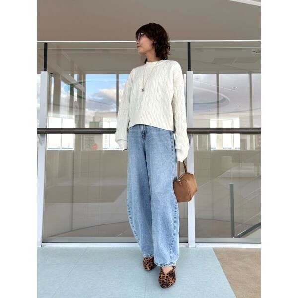 23AWダブルベルトループバギーデニムパンツ 新品 写す 23AWダブルベルトループバギーデニムパンツ 新品 写す