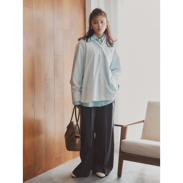 美品 NOBLE 24AW 2WAYストレッチスリムストレートパンツ 黒 34