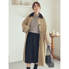 ミラ オーウェン(Mila Owen)のＡラインステンカラーコート