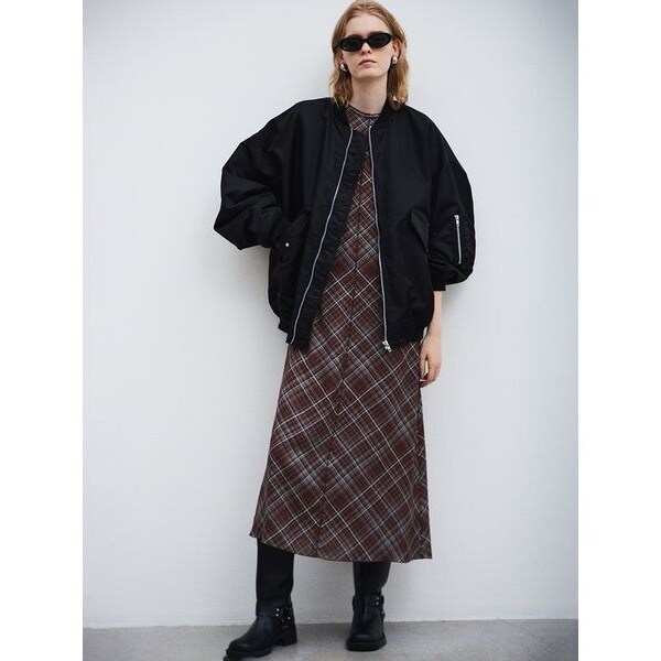 リサイクルナイロンオーバーサイズMA-1 | ミラ オーウェン(Mila Owen