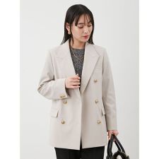 ミラ オーウェン(Mila Owen)の金釦ダブルブレストロングブレザー