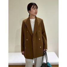 ミラ オーウェン(Mila Owen)の金釦ダブルブレストロングブレザー