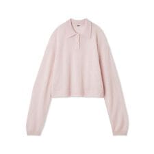 モヘア混シアーポロニットプルオーバー