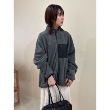 オーバーサイズフリースブルゾン