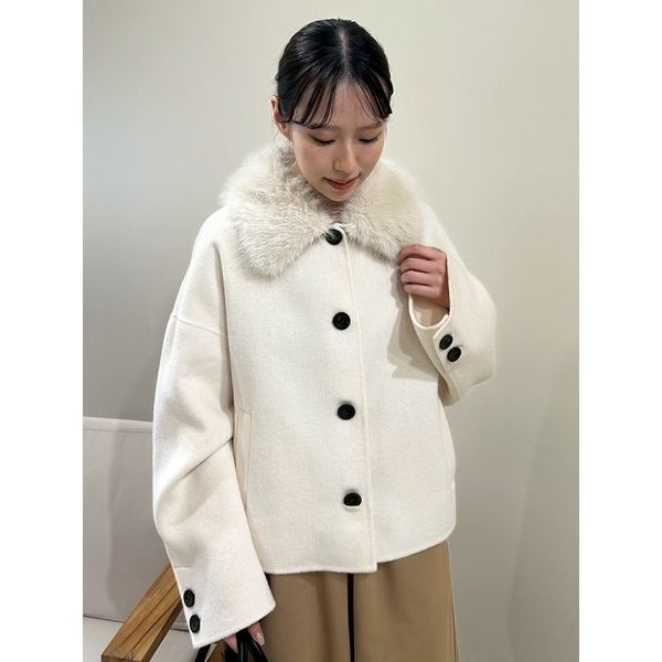 ジャーナルスタンダードrelumeスーパーファインビーバーSTANDコート36 JOURNAL STANDARD relume（ジャーナルスタンダード レリューム