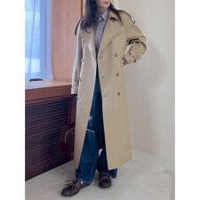 オーバーサイズトレンチコート