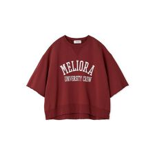 【セットアップ対応】半袖コットンスウェットプルオーバー