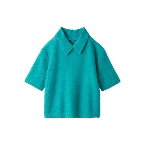セットアイテム】ポロ襟ワイドリブベアSETモヘアニット | ミラ